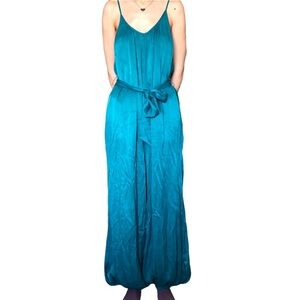 Saturday Sunday By Anthropologie Turquoise Jumpsuit